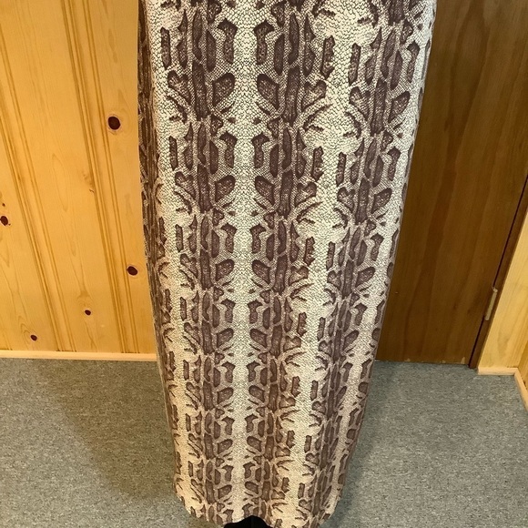 Equipment Femme Snake Print Sleeveless Button Front Silk Shirt Dress Sz-M - Picture 6 of 9